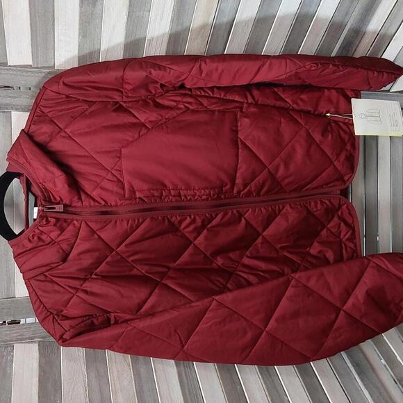 all in motion Jackets & Blazers - Red Padded Hooded Jacket | All In Motion | S
